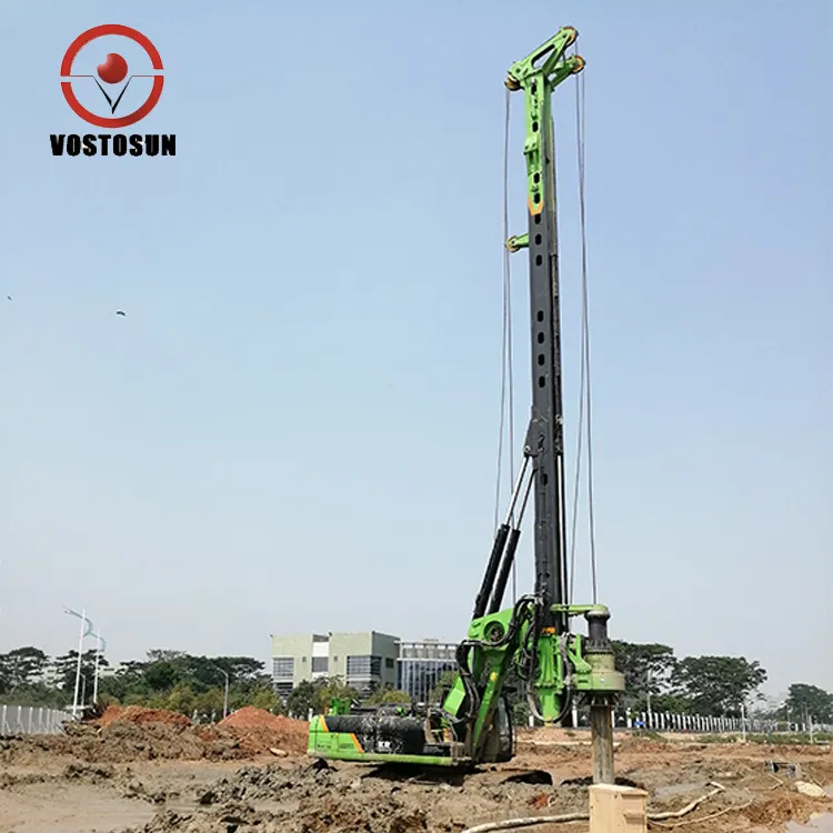 Rotary Drilling Rig Model SR220C Pile Driver Machine/Hydraulic Static Rotary Portable Crawler Pile Driver