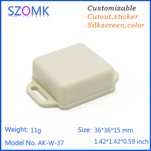 <span class=keywords><strong>Caja</strong></span> de Conexiones de Pared de <span class=keywords><strong>Doble</strong></span> Apertura y <span class=keywords><strong>Doble</strong></span> <span class=keywords><strong>Enchufe</strong></span>, Fabricada en ABS, para Instalación DIY, IP54, Negra/Beige - Product Image 4