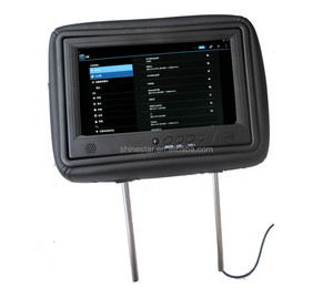 7 "inch Cab <span class=keywords><strong>taxi</strong></span> 3G 4G Wifi LCD Máy nghe nhạc quảng cáo tựa đầu với hệ điều hành <span class=keywords><strong>Android</strong></span> - Product Image 6