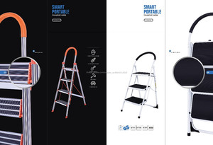 Uso domestico 4 scaletta con en131 approvato <span class=keywords><strong>e</strong></span> in largo <span class=keywords><strong>passi</strong></span> <span class=keywords><strong>e</strong></span> Scaletta Con Manico - Product Image 1