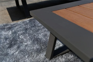 2019 <span class=keywords><strong>Moda</strong></span> nuovi prodotti di design per esterni in alluminio vimini mobili da giardino divano - Product Image 6