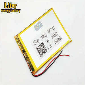 <span class=keywords><strong>3</strong></span>,7 V 1500 mAh 355580 rechargeable Li-ion Polymer battery for Digital camera - Product Image 3