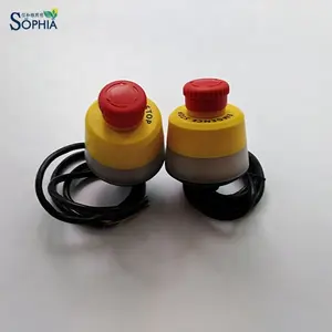 Baner 30mm mount illuminated emergency stop push button for assembly line production line