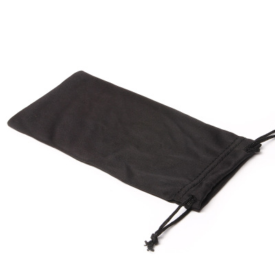 JLB58 черные тканевые сумки для солнцезащитных очков мягкие чехлы для очков для мобильных телефонов/очков низкая цена дешевая тканевая сумка для очков