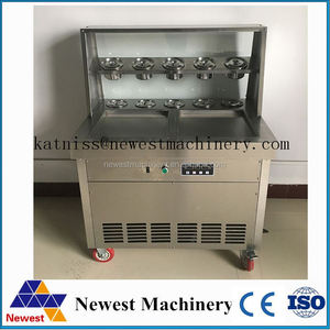 Ice cream cone wafer làm máy, duy nhất pan cán chiên máy máy làm kem giá, pan fry ice cream rolls máy - Product Image 4