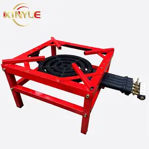 High Efficiency Cast Iron Stove Grates 4 Ring Burner with Strong Frame