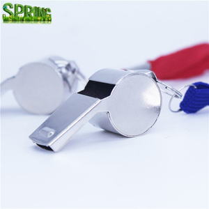 Sifflet d'arbitre <span class=keywords><strong>de</strong></span> sport personnalisé pas cher en fer avec cordon <span class=keywords><strong>pour</strong></span> le football, le basketball, son clair et fort - Product Image 4