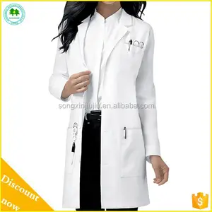 2015 nuevo estilo de manga corta bata de laboratorio de diseño de laboratorio médico abrigos