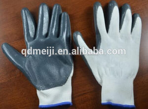 Newer 2015 Hot sale products <span class=keywords><strong>manual</strong></span> nylon nitrile coated gloves Safety Wholesale glove - Product Image 4