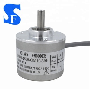 PIB 406 loạt bộ mã hóa quang học cảm biến 40mm bên ngoài Dia 6mm rắn trục 2500 xung ROTARY <span class=keywords><strong>Encoder</strong></span> - Product Image 3