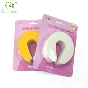 Sicurezza sveglia di arresto della porta del silicone del tappo di porta di stile della foglia di pizzico del dito del fumetto della fabbrica per la decorazione domestica del bambino - Product Image 5