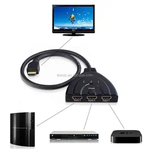 3ポートHDMI SWITCHER1080PHDMI自動スイッチスプリッタースイッチャー