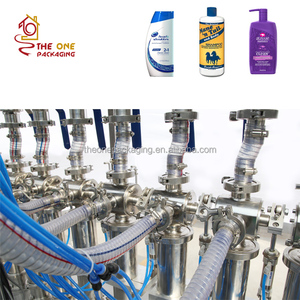 Machine de remplissage et de capsulage de crème automatique 2000bph pneumatique avec moteur et pompe pour huile jus eau pour boisson alimentaire - Product Image 4
