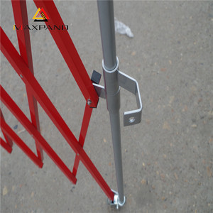 Maxpand Metal Al aire libre <span class=keywords><strong>Tempora</strong></span> Expandiblel Barrera extensible Plegable Flexible Valla - Product Image 5