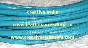 Hot Sale DIY Crafts High Quality Customizable 4mm <b>Leather</b> Cords Various Sizes Wholesale Price Jewelry Findings Components - Product Image 2