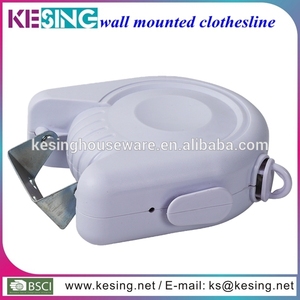 Plastic wall mounted retractable clothesline - Product Image 1