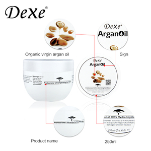 DEXE <span class=keywords><strong>masque</strong></span> capillaire hydratant à l'huile d'argan biologique naturelle 250G <span class=keywords><strong>pour</strong></span> lisser les <span class=keywords><strong>cheveux</strong></span> brillants et réparer les <span class=keywords><strong>cheveux</strong></span> abîmés <span class=keywords><strong>pour</strong></span> hommes femmes usage quotidien - Product Image 4