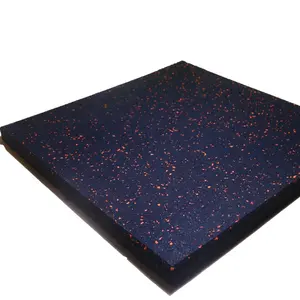 EPDM colorful Gym Mat Rubber Flooring Tiles For sports