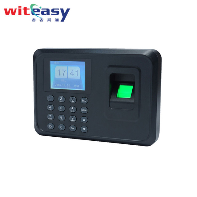 Witeasy A5 Attendance Machine Fingerprint Time No Need Software to Download Report Payrolling Clock System