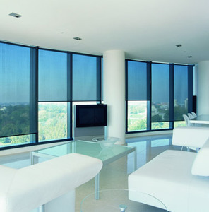 Persiana Enrollable de Tela Protectora Solar al por Mayor, Revestida de PVC, Cortina de Ventana Unidireccional para Decoración del <span class=keywords><strong>Hogar</strong></span> - Product Image 5