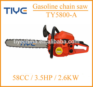 Potencia bosque uso máquina de corte de árbol motosierra de gas con 20 " barra guía - Product Image 1
