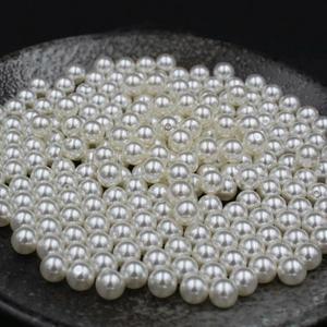 Cao Sáng Bóng Nửa Khoan Hạt Ngọc Trai Nửa Lỗ Tròn ABS Ngọc Trai - Product Image 4