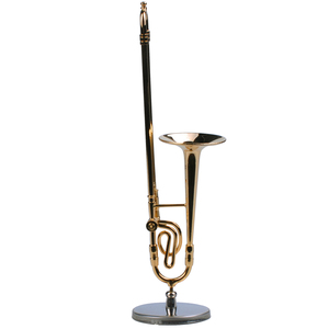 Mini instruments de musique en or pour souvenir, mini <span class=keywords><strong>trombone</strong></span> - Product Image 2