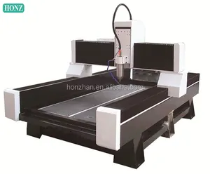 Honzhan mesin ukir batu CNC profesional, mesin router cnc carcing batu dan kecepatan tinggi