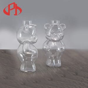 Botellas líquidas de plástico transparente con forma de oso, 100ml, para PVC - Product Image 4