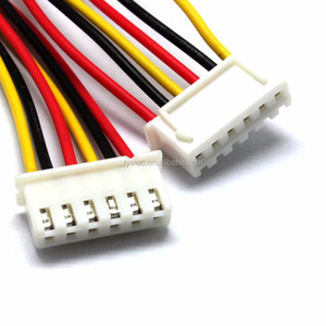 XH 2.54mm dupont 6pin unique tête électronique coloré fil harnais - Product Image 1
