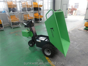 Carriola elettrica all'ingrosso del motore elettrico 320L con il mini trasportatore del dumper della ruota di capacità di carico di quattro ruote 500kg - Product Image 4