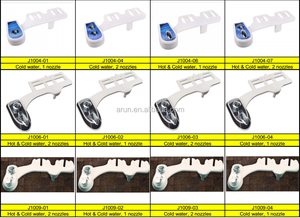 Pequeña bidé con boquillas dobles, rocío <span class=keywords><strong>de</strong></span> <span class=keywords><strong>agua</strong></span> caliente y fría, boquilla autolimpiable - Product Image 6