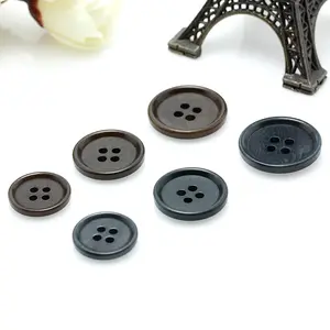 custom made natural colored corozo button for men's suit
