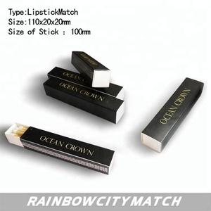 Bán Nóng Hộp Diêm Nhỏ 4 Inch Son Môi Dài Phù Hợp Với Hộp Diêm Đen Lá Nóng Vàng Bạc UV Hộp Bóng - Product Image 2