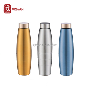 600 ml botella mágica sola pared nevera botellas de agua de acero inoxidable vacío aislados botellas de agua con alto grado - Product Image 1