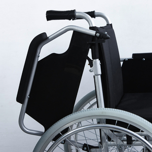 Silla de Ruedas Resistente para Discapacitados, Silla de Ruedas <span class=keywords><strong>Manual</strong></span> de Aluminio con Respaldo Reclinable para Hospital, Silla de Ruedas de Aluminio - Product Image 2