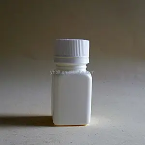 Оптовая продажа, белые пустые квадратные маленькие пластиковые бутылки из полиэтилена высокой плотности 10 мл для упаковки лекарственных таблеток с закручивающейся крышкой