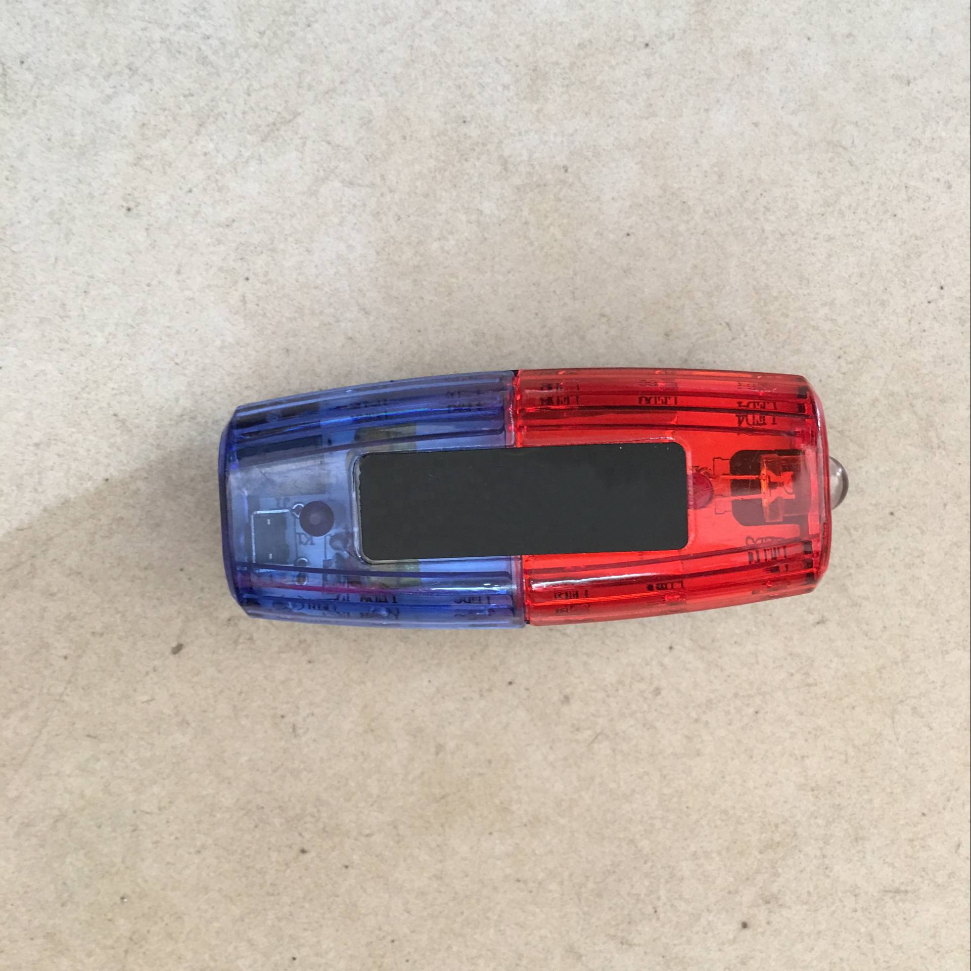 Новый мигающий красный синий светодиодный наплечный фонарь для движения