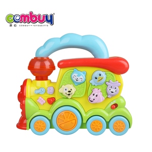 <span class=keywords><strong>Animali</strong></span> <span class=keywords><strong>treno</strong></span> apprendimento precoce luce del suono giocattolo del bambino musicale - Product Image 3