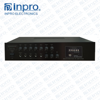 INPRO Profesyonel Stereo Güç Amplifikatörü 80W/120W 2.0 Kanal Ton Kontrolü ile Model YT-80
