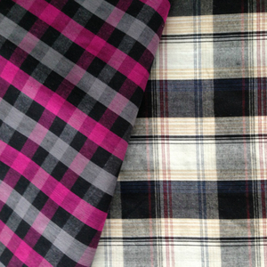 Factory Stock Lot Low Price Plaid Flannel <strong>Fabric</strong> 100 Cotton Men <strong>Shirt</strong> <strong>Fabric</strong>