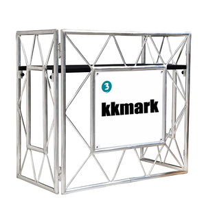 Celosía de aluminio de <span class=keywords><strong>DJ</strong></span> de mesa portátil plegable de trabajo con frontboard - Product Image 1