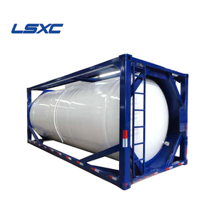 ASME IMDG <span class=keywords><strong>ADR</strong></span> CSC ISO 20 pies para La ONU portátil 26CBM T14 contenedor de tanque de acero usado certificado ISO - Product Image 2