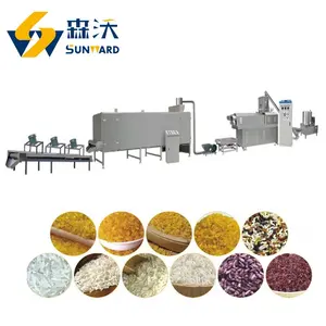 updated Jinan Sunward factory supplier fortified rice machine lentils processing line rice plant system