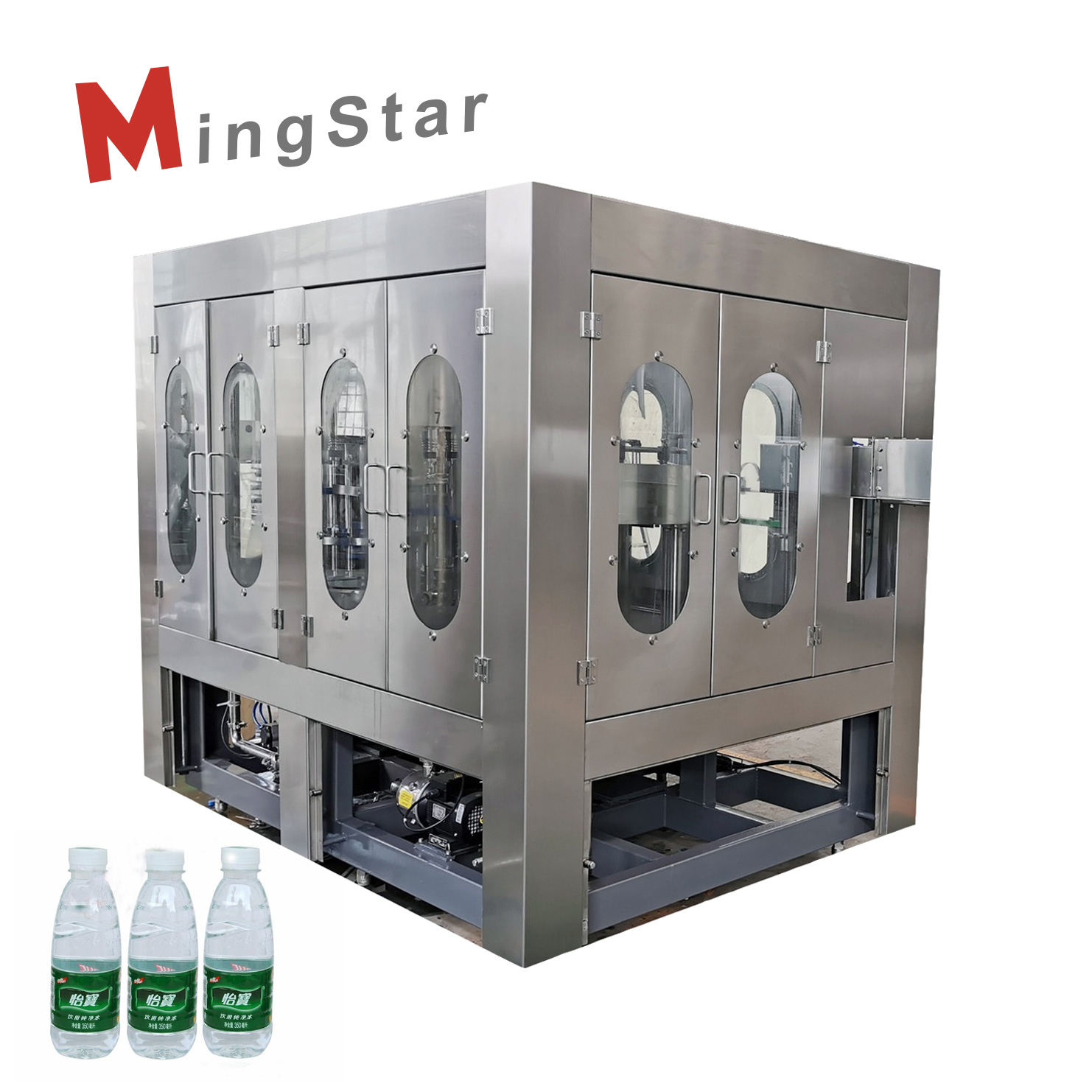 Высокопроизводительная Высококачественная горячая Распродажа полностью автоматическая машина для розлива минералов три в одном