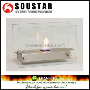 Calentador <span class=keywords><strong>de</strong></span> <span class=keywords><strong>etanol</strong></span> <span class=keywords><strong>de</strong></span> vidrio para chimenea, llama real, para el hogar - Product Image 6