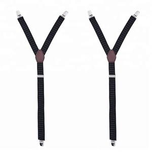 Ceintures de maintien de chemise élastiques réglables en forme de Y antidérapantes pour hommes avec logo personnalisé - Product Image 2