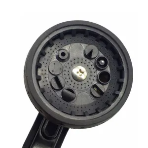 Pistola de pulverización de agua de jardín, boquilla de manguera de mano con patrón de metal, JS 10