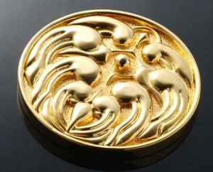 <span class=keywords><strong>Globo</strong></span> especial venta al por mayor de la moneda <span class=keywords><strong>dorado</strong></span> con la insignia de encargo - Product Image 1
