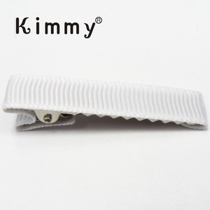 Polyester zilveren Chinese stijl kinder DIY effen haarclips met klemmen en strikjes - Product Image 6